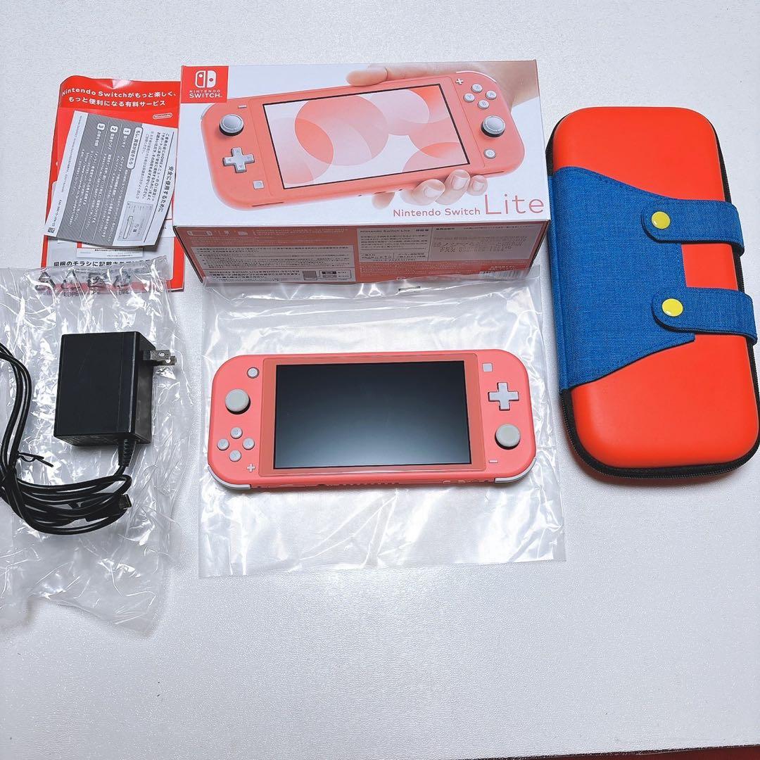 極美品 Nintendo Switch Lite コーラルピンク 本体