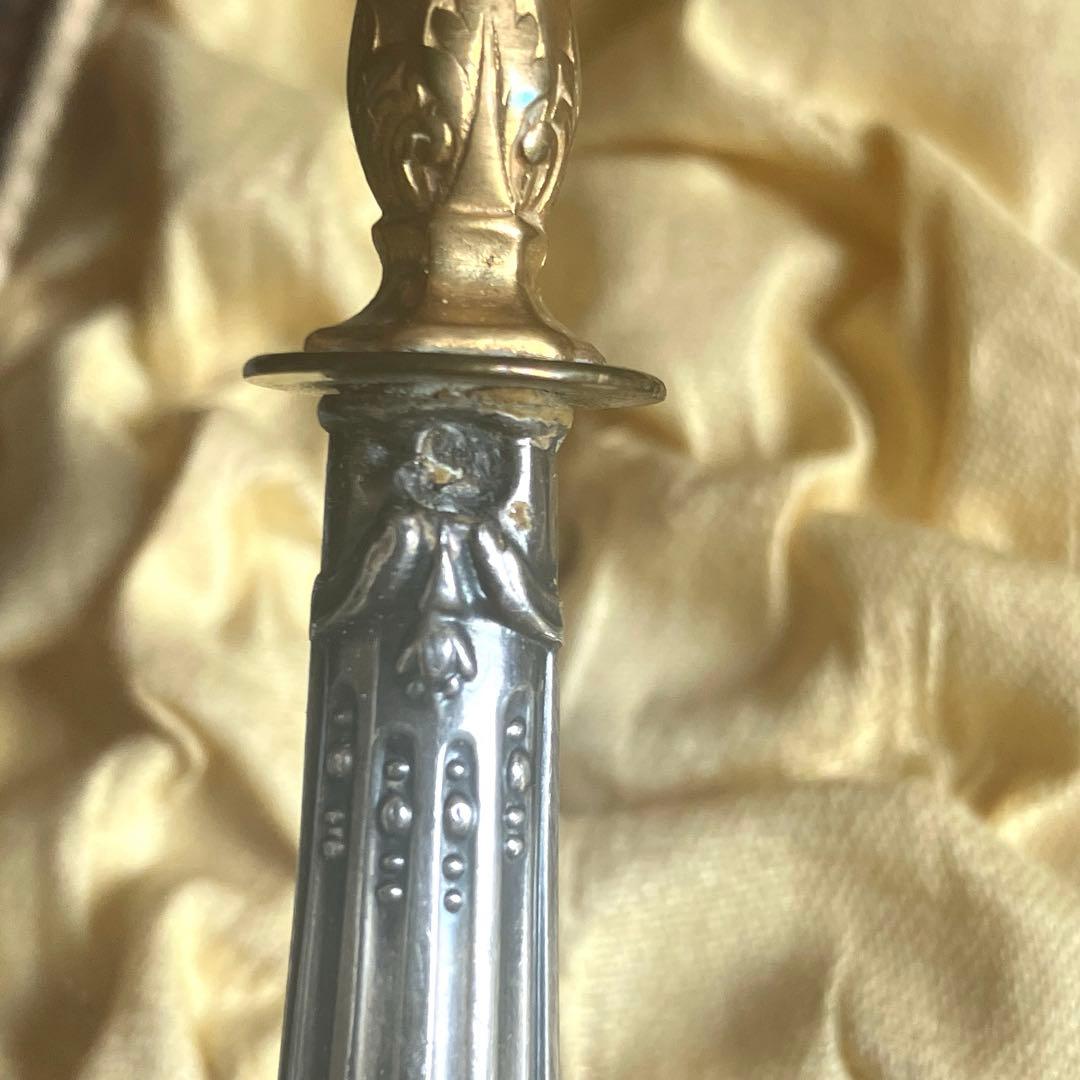 フランスアンティークサービングセット 箱入り ミネルヴァ　純銀シルバープレート