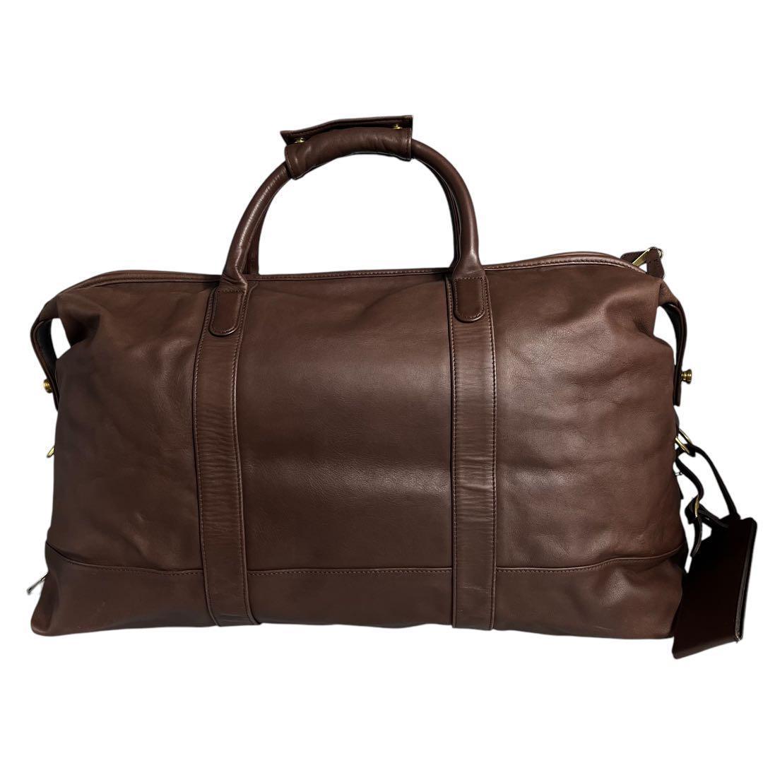 美品✨COACH コーチ　ボストンバッグ　茶色　018