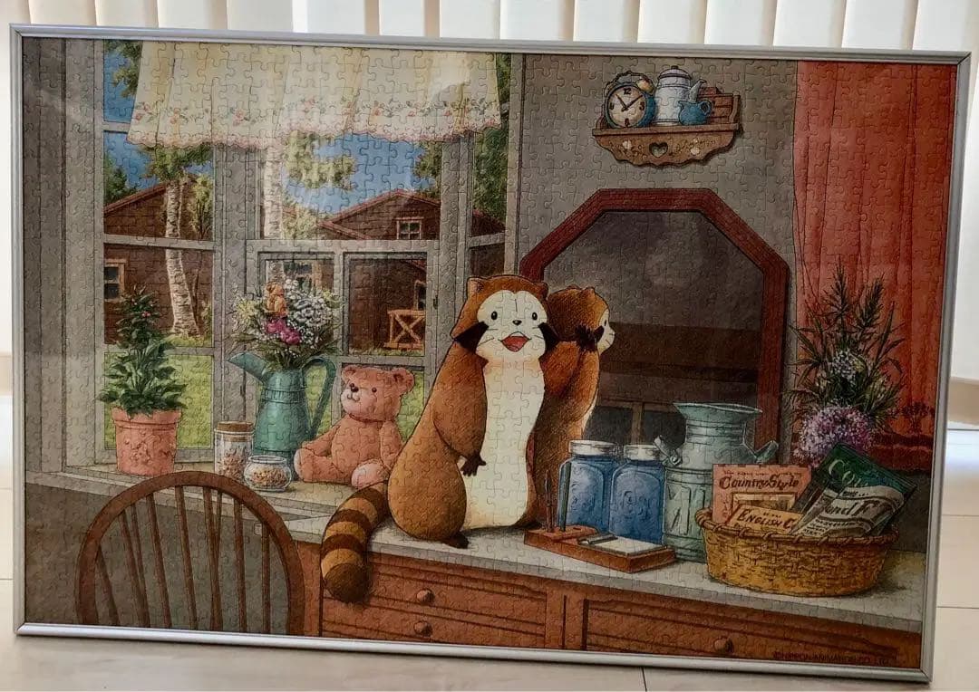 ２個セット！1000ピース　あらいぐま　ラスカル　パズル　ジグソーパズル　完成品