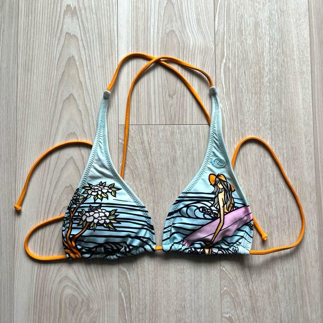 Rip Curl ビキニ3点セット Heather Brownイラスト 水着