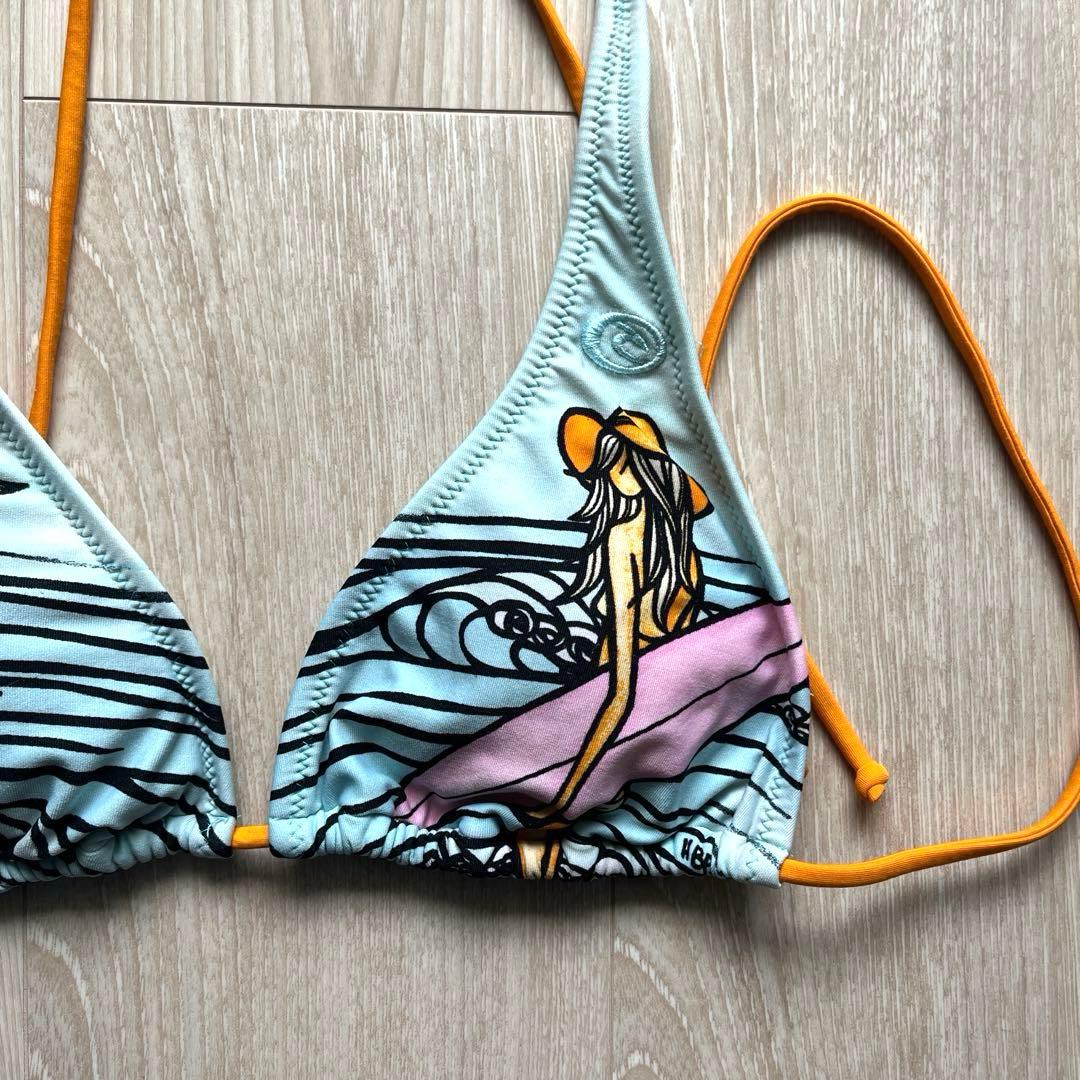 Rip Curl ビキニ3点セット Heather Brownイラスト 水着