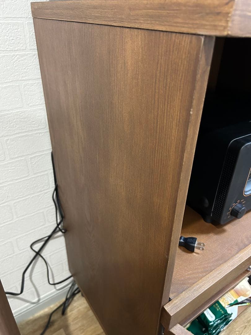 5/28出品終了予定 LOWYA ロウヤ 食器棚 レンジ台 キッチン収納