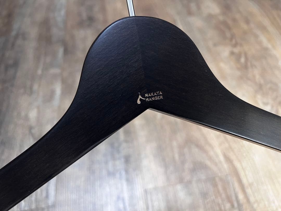 中田ハンガー 5本セット SET-02 スモークブラウン【中田工芸製】