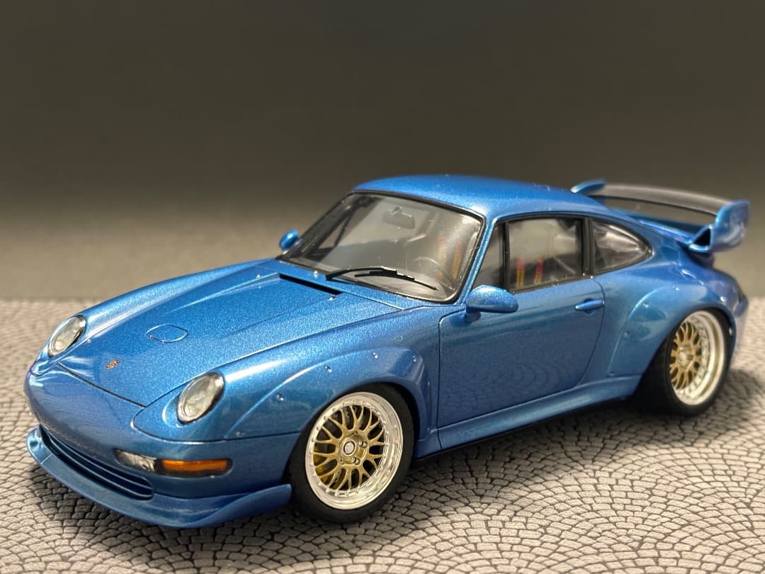タミヤ ポルシェ911 GT2 1/24 プラモデル 完成品