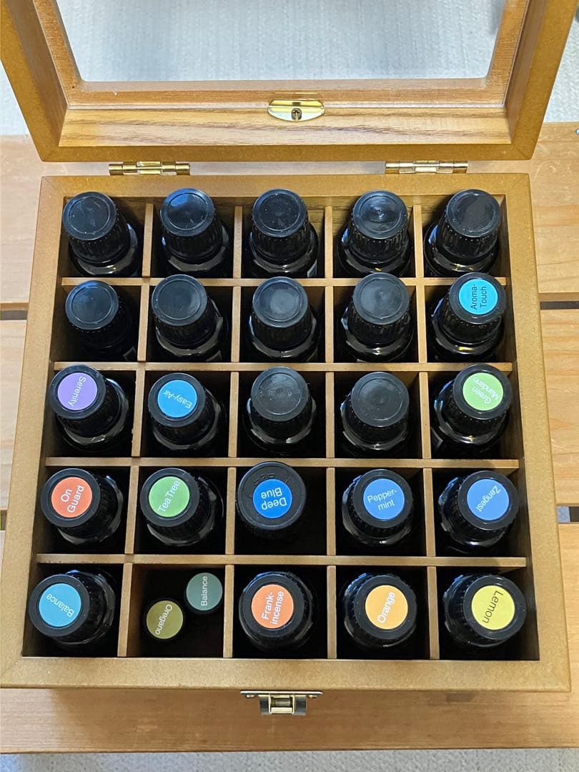 ♡くまぴ♡　ドテラエッセンシャルオイル　ボックスセット　ローズタッチ付