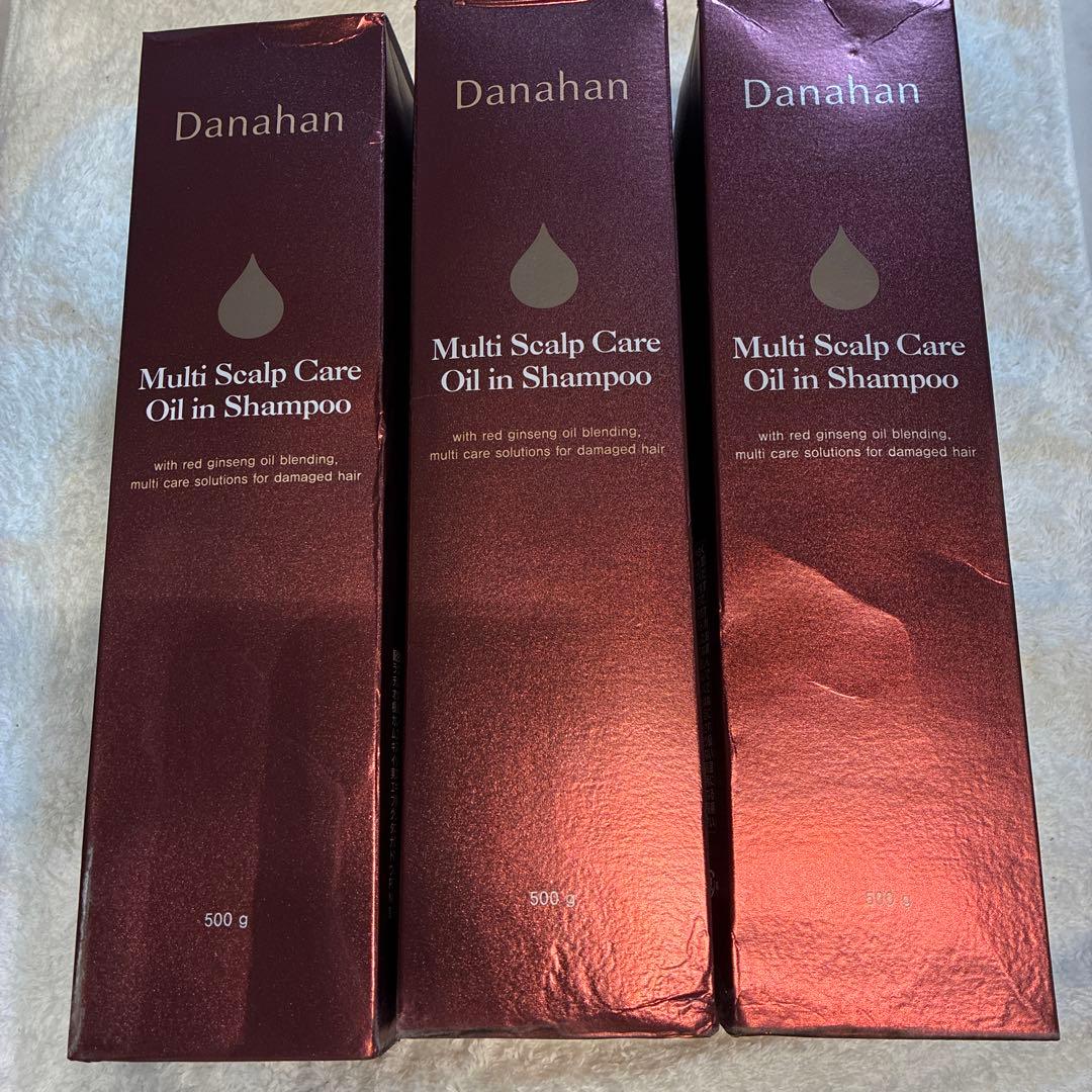 ダナハン　マルチ　スカルプケア　オイルインシャンプー×3