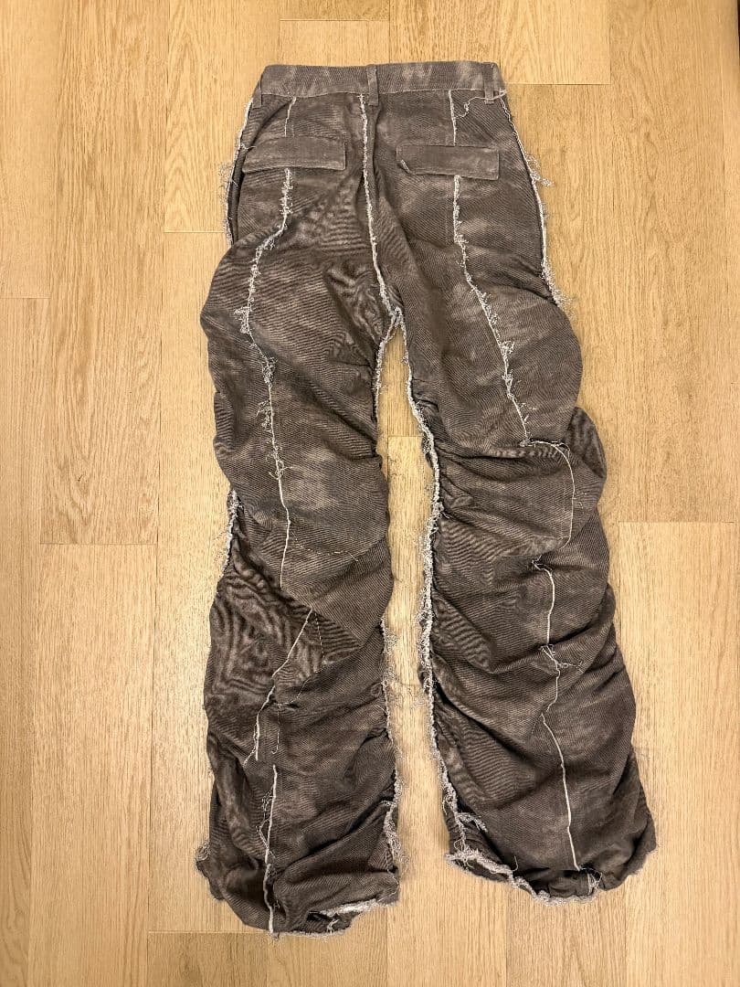GRANCY シャーリングダメージデザインコットンパンツ Mサイズ　試着のみ