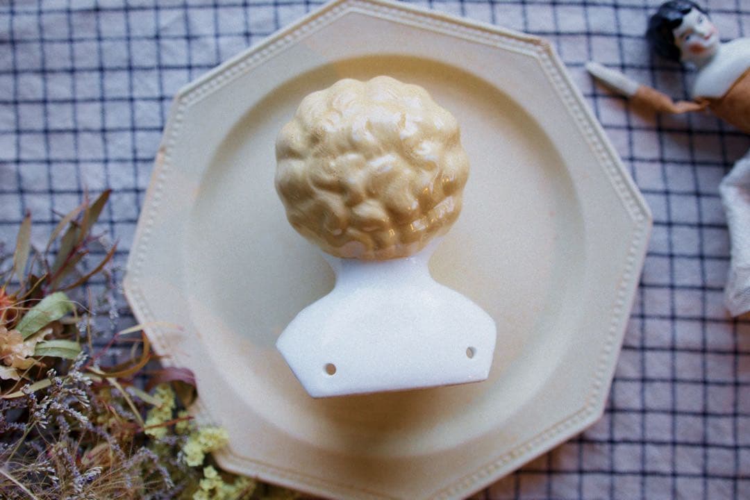 アンティーク チャイナヘッドドール ビスクドール ショルダー ドイツ