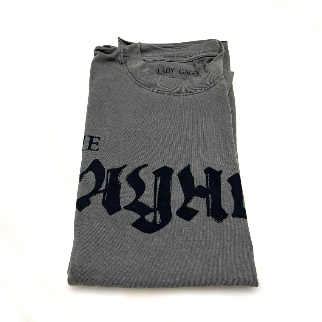 レディーガガLADY GAGA グレー Tシャツ Mサイズ