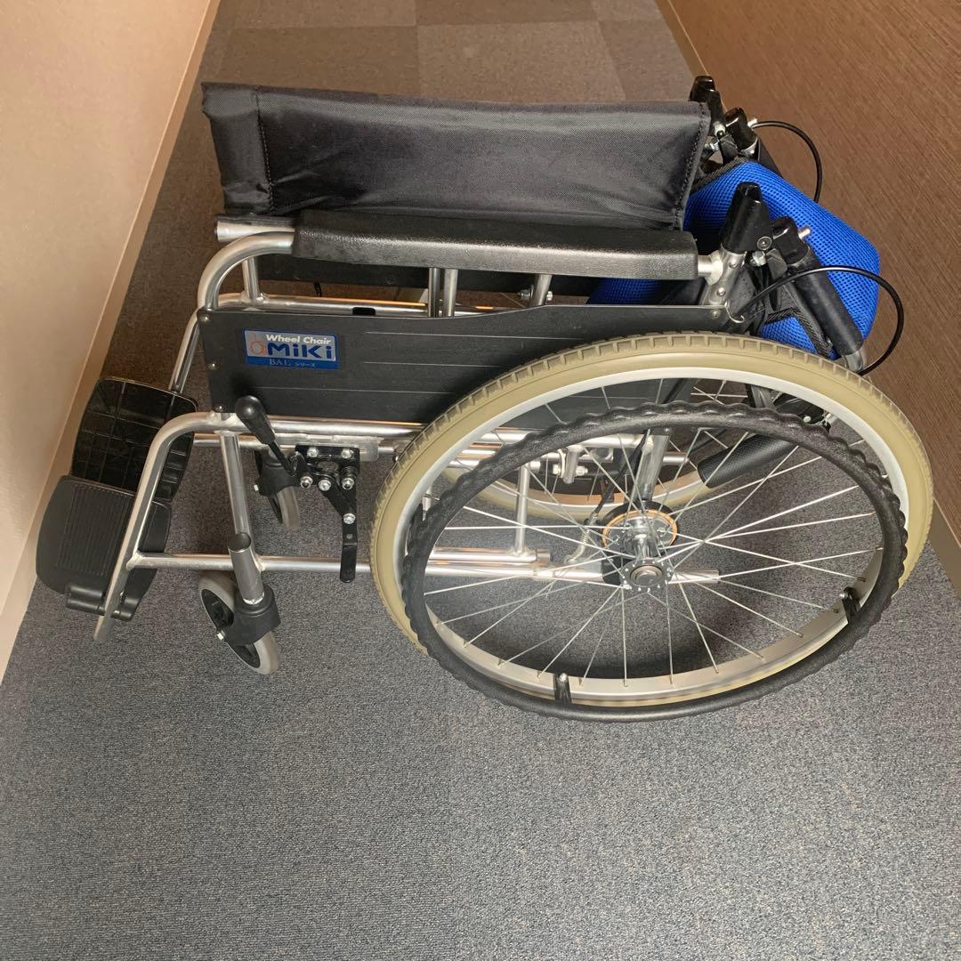 ミキ　BAL-1　軽量　ノーパンクタイヤ　自走用車椅子 耐荷重　100kg