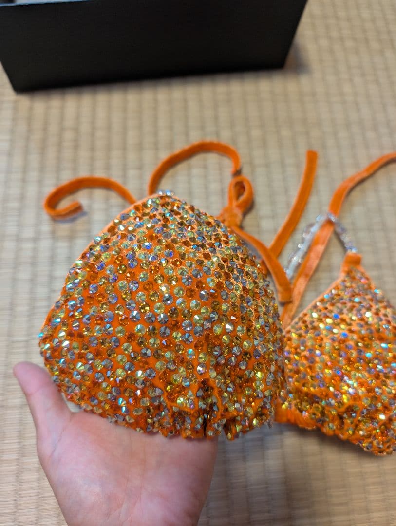【未使用】SeasonBikini コンテストビキニ オレンジ サマスタ FWJ