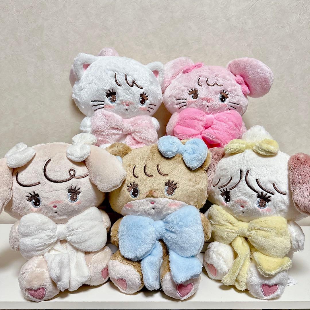 Mikko characters 抱きしめおリボン ぬいぐるみ セット