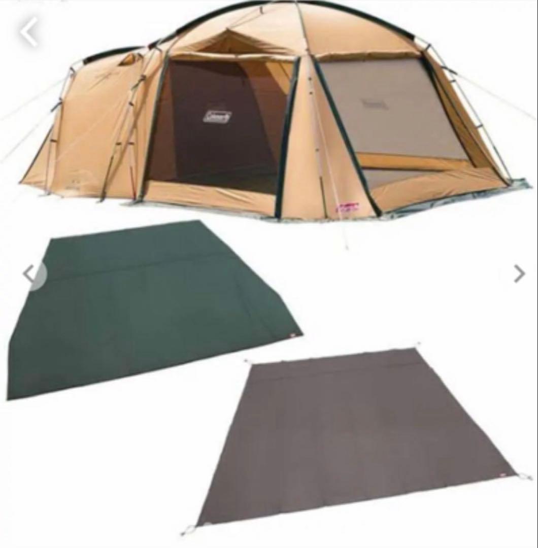 Colemanドーム型テントインナーマット、グランドシート付！お値下げ！