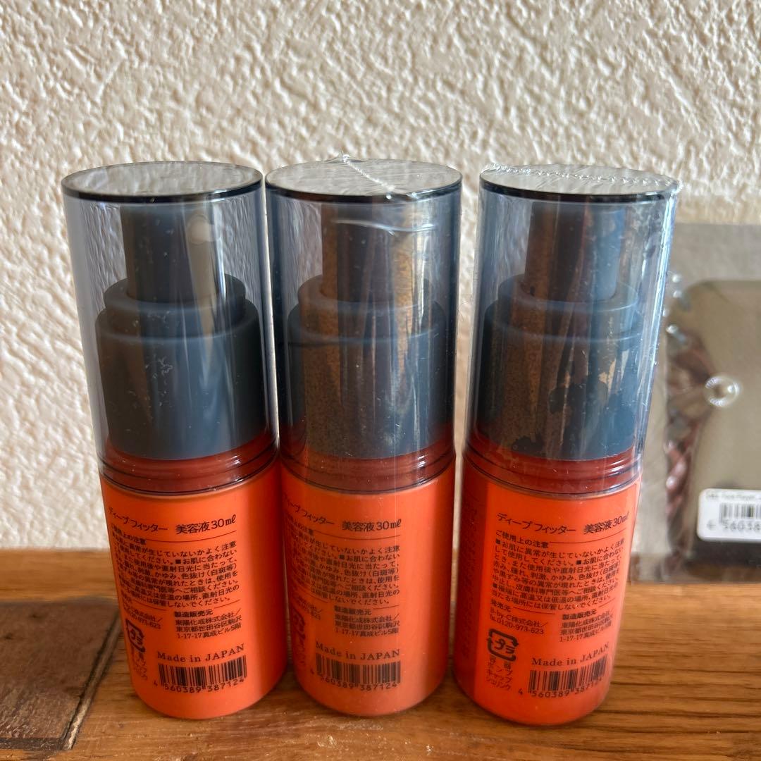 【新品未使用】コアフィット　ディープフィッター3本セット、ジェルパット