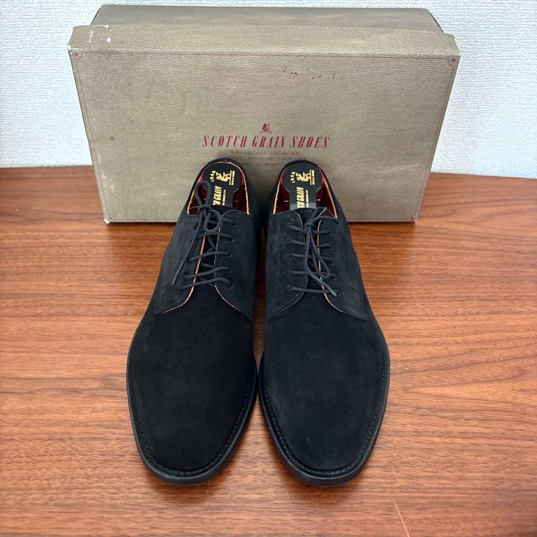 未使用級 箱付 SCOTCH GRAIN 5314 スエード ビジネスシューズ