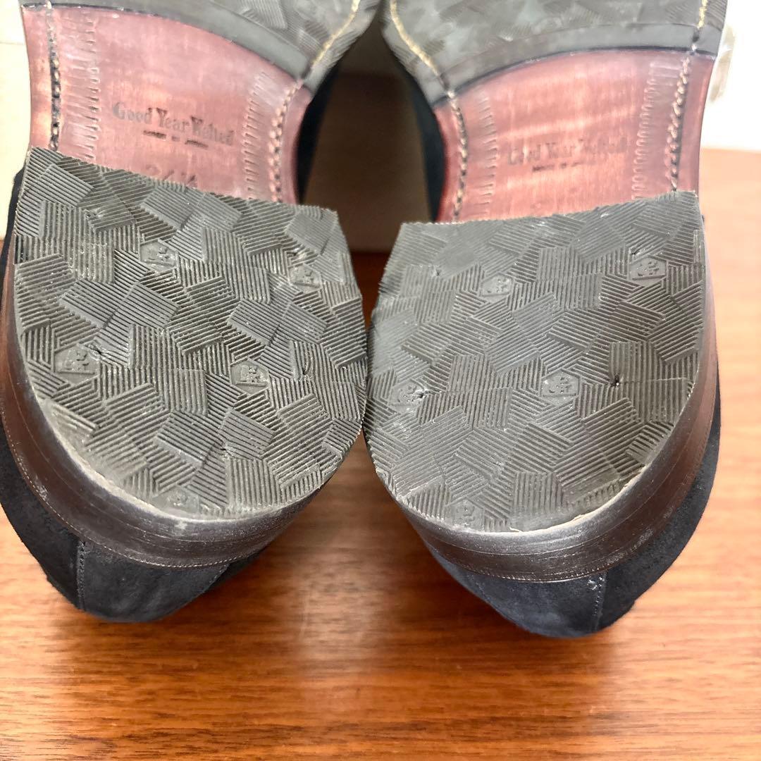 未使用級 箱付 SCOTCH GRAIN 5314 スエード ビジネスシューズ