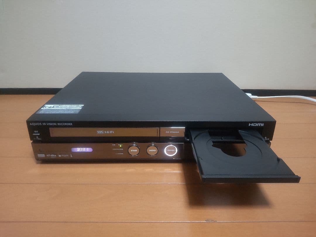 シャープ　AQUOS　DV―ACV52 250GB→320GB プチメンテ済み