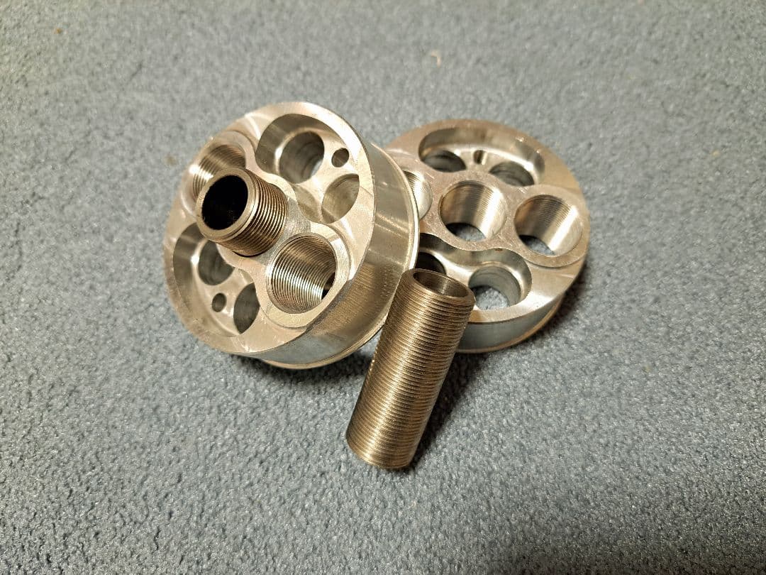 OXエンジニアリング　ハブシャフト&エキセントリックカラー　キャンバー付