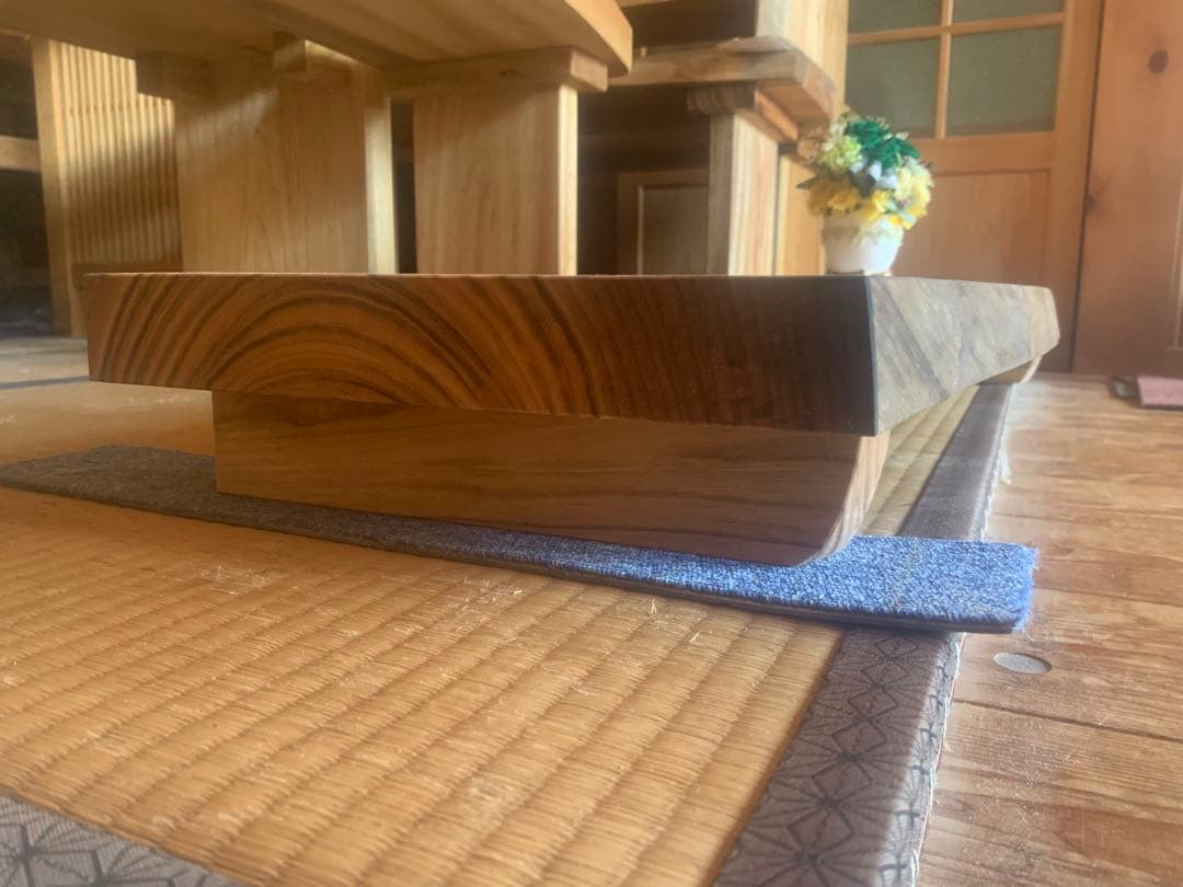 ☆琴音0726☆あがり框下補助（楠一枚板)踏み台オーダー製作●確認