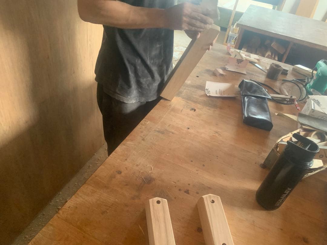 ☆琴音0726☆あがり框下補助（楠一枚板)踏み台オーダー製作●確認