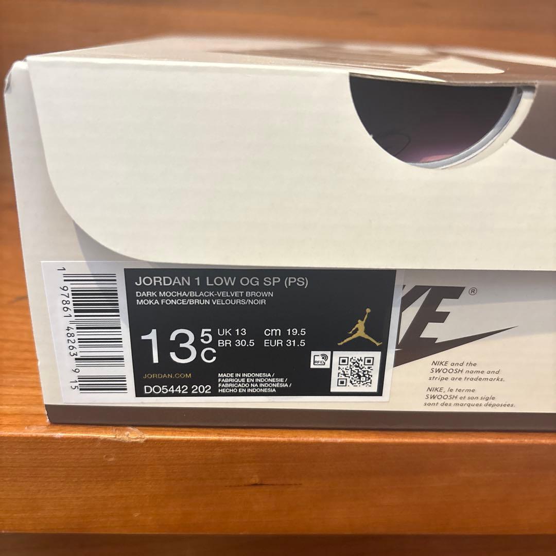 Travis Scott JORDAN 1 LOW OG SP（PS） 19.5