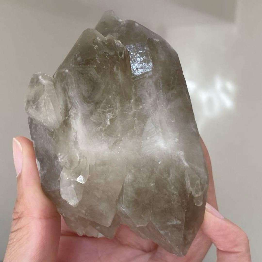 ゼウス スモーキー シトリン 原石 ダブルポイント 天然石 パワーストーン