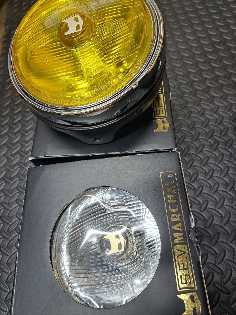 マーシャル S.E.V. MARCHAL ヘッドライト 2個セット 旧車 バイク