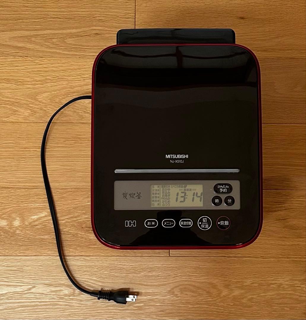 【中古】三菱 IHジャー炊飯器NJ-XS10J「蒸気レスIH」 (5.5合炊き)