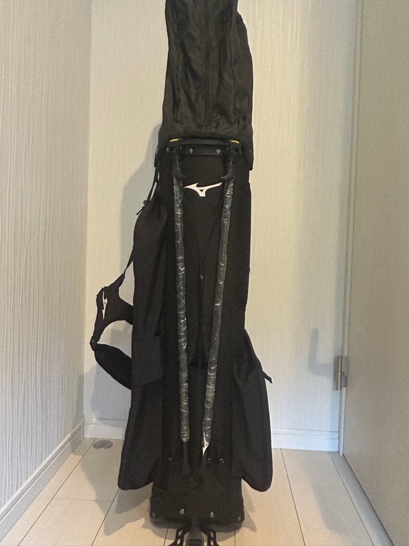 Mizuno ブラック キャディバッグ 軽量タイプ　ゴルフバッグ