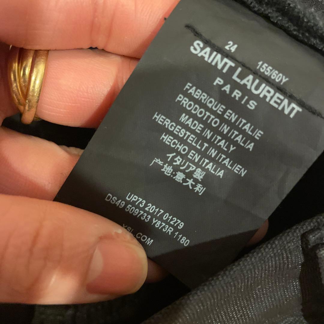 サンローラン ジャスターミニスカート