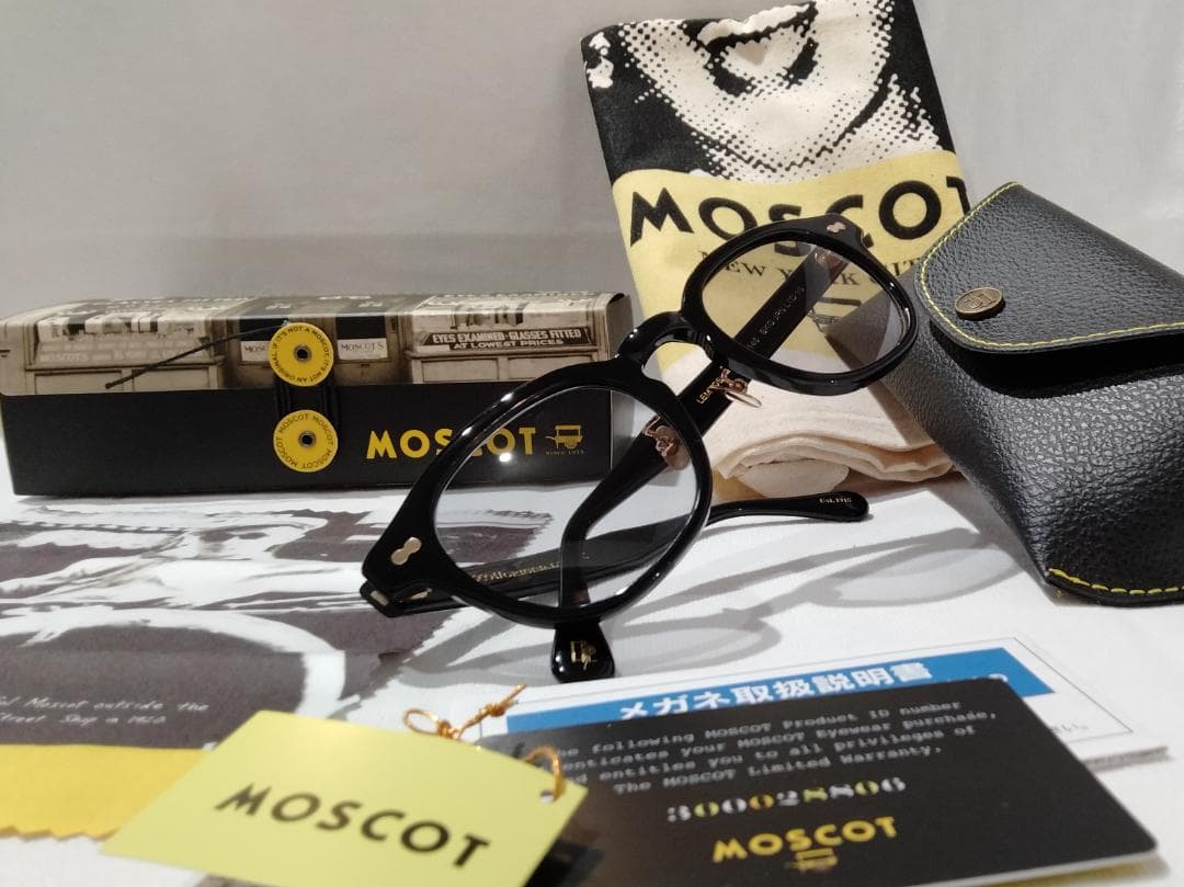 [正規店購入] 未使用MOSCOT レムトッシュ49㎜日本限定16thBLACK