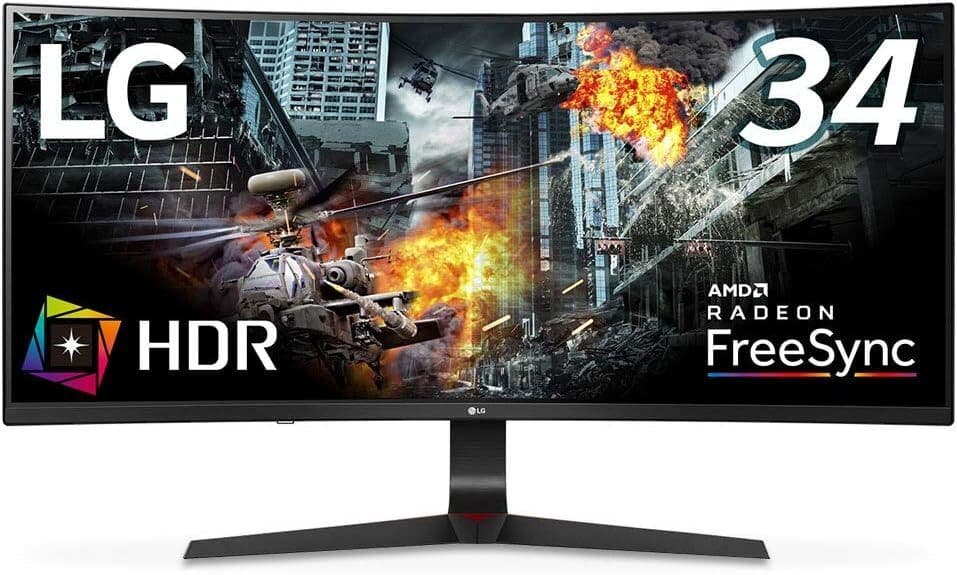 LG ゲーミングモニター 34GL750-B ウルトラワイド/IPS/144Hz