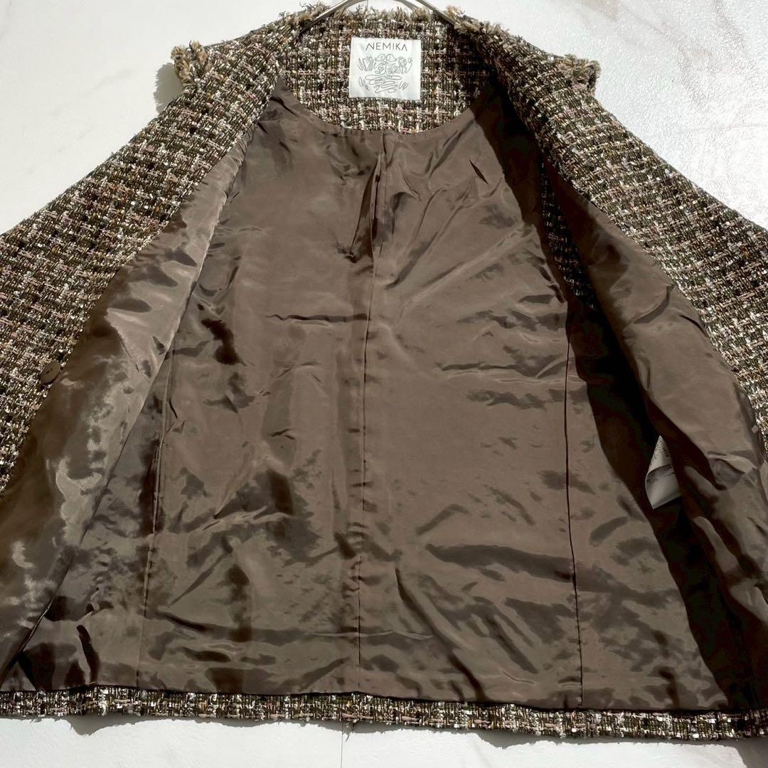 未使用級 2024AW ネミカ 大草直子さん×NEMIKA ベスト 尾州産 S