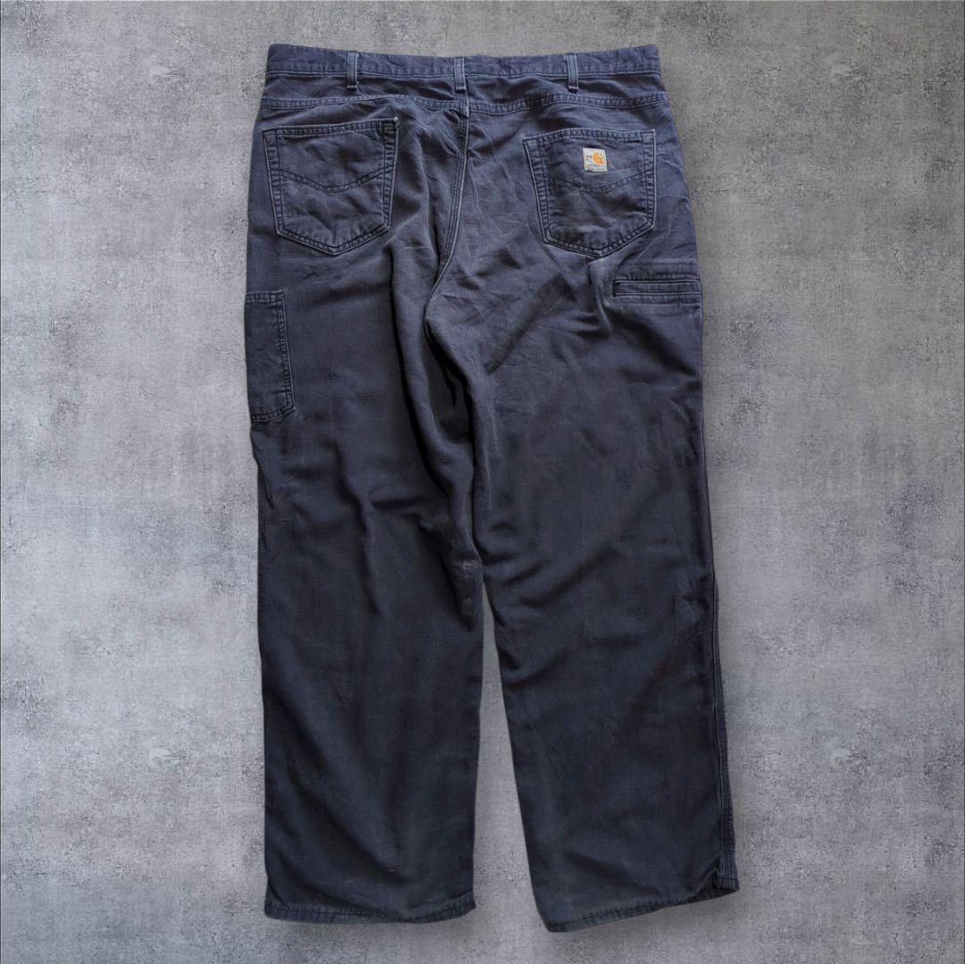 Carhartt FRワークパンツ グッドフェード 茄子紺 W40