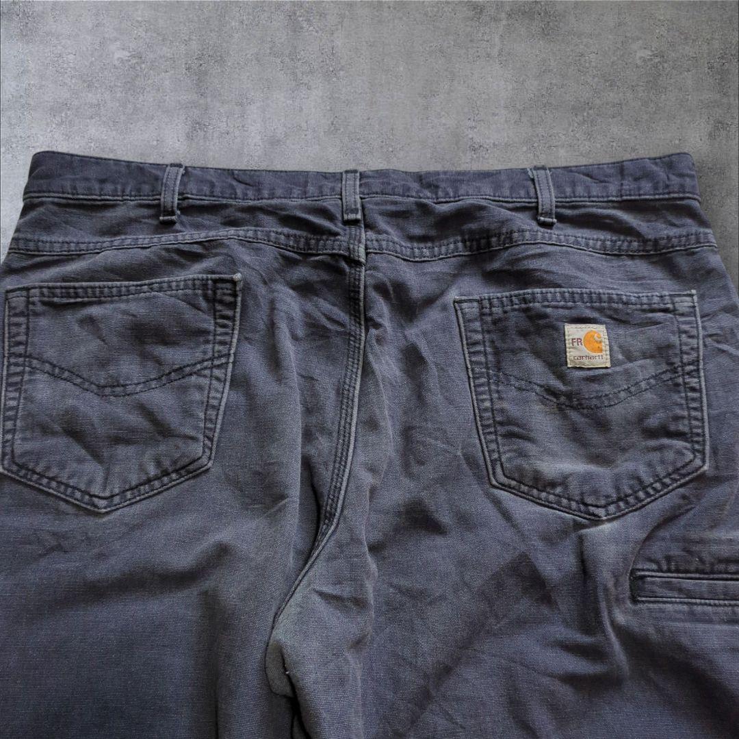 Carhartt FRワークパンツ グッドフェード 茄子紺 W40