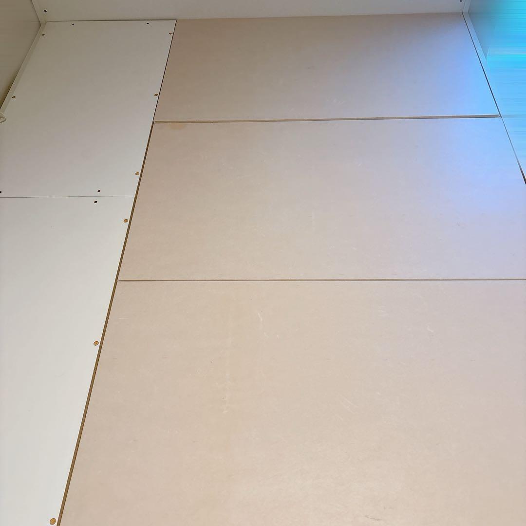 ニトリ クイーンサイズ ベッドフレーム 収納付き ホワイト