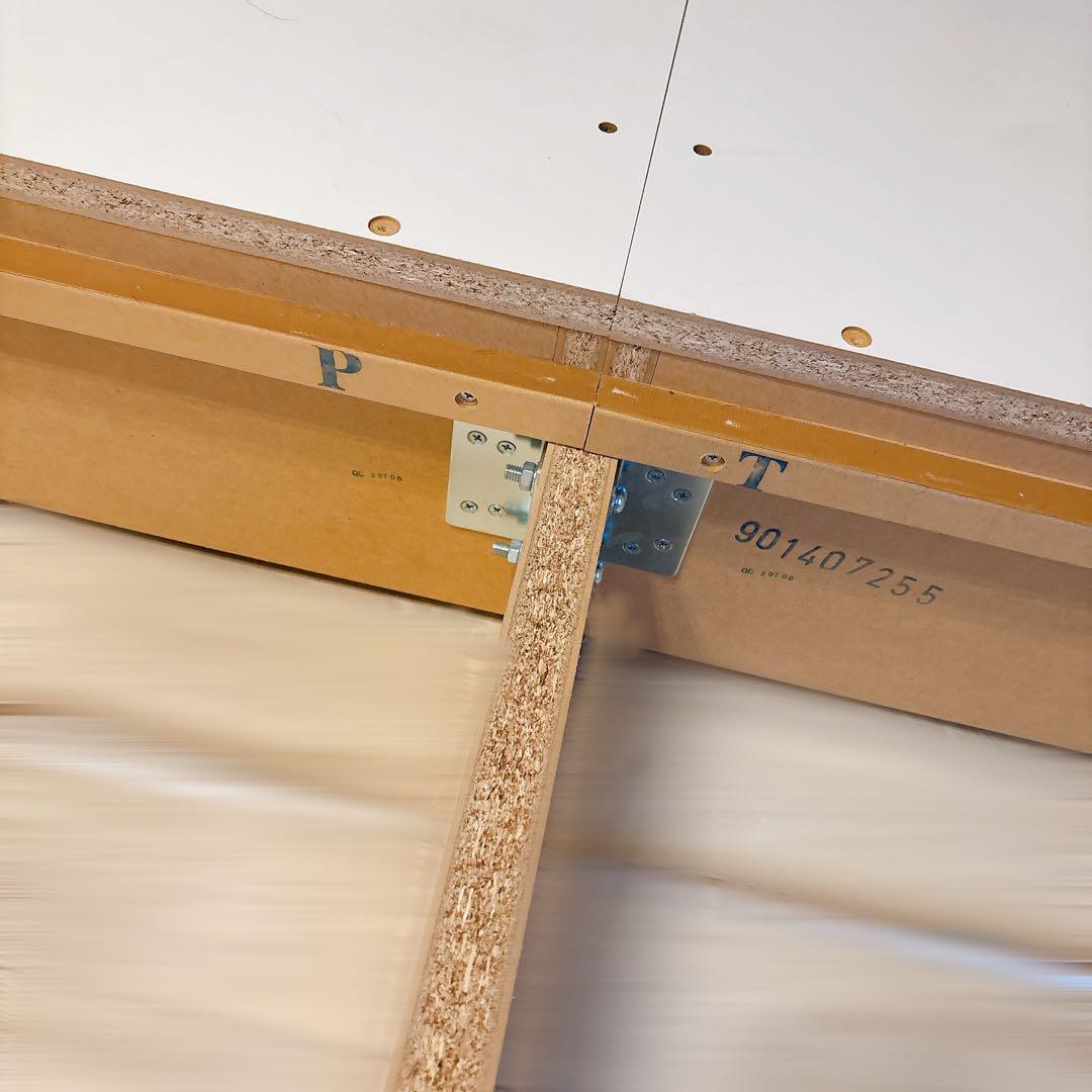 ニトリ クイーンサイズ ベッドフレーム 収納付き ホワイト