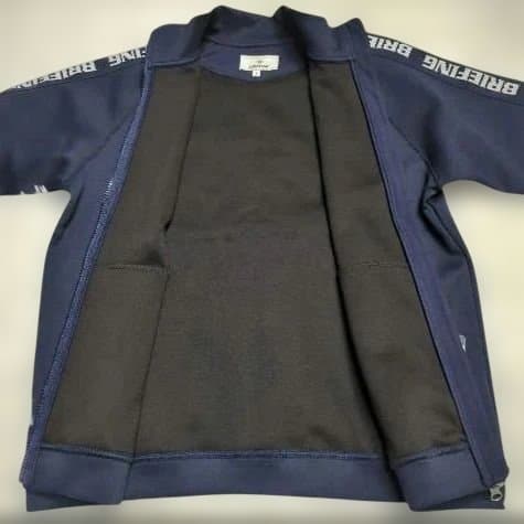 ♦レディース♦　ブリーフィング　ブルゾン　サイドロゴ　ネイビー サイズL