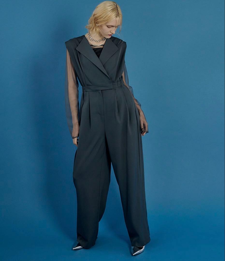 スーツ・フォーマル・ドレス Standout collar all-in-pants