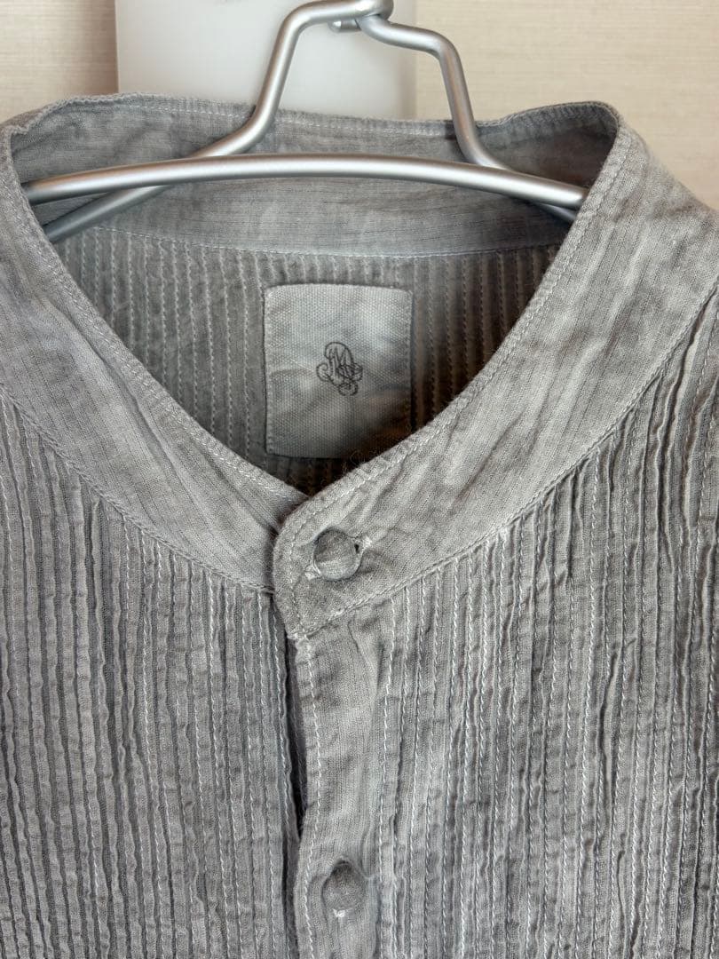 メゾンドソイル maison de soilピンタックコットンワンピース