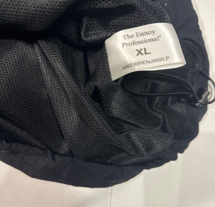 ennoy NYLON TRACK SUIT シャカシャカ　xl ブラック