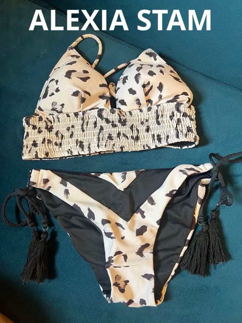 アリシアスタン　レオパード　セパレート水着上下セット