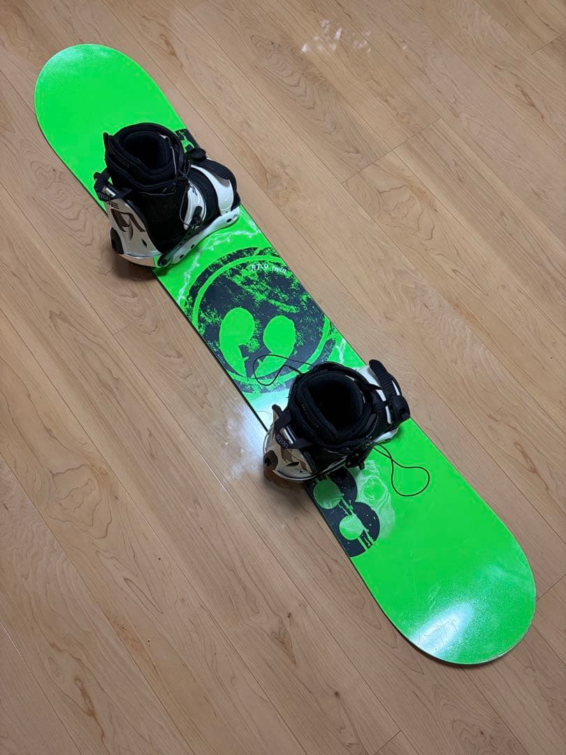 RICE28 RT9 TWIN スノーボード 155cm 初心者3点セット