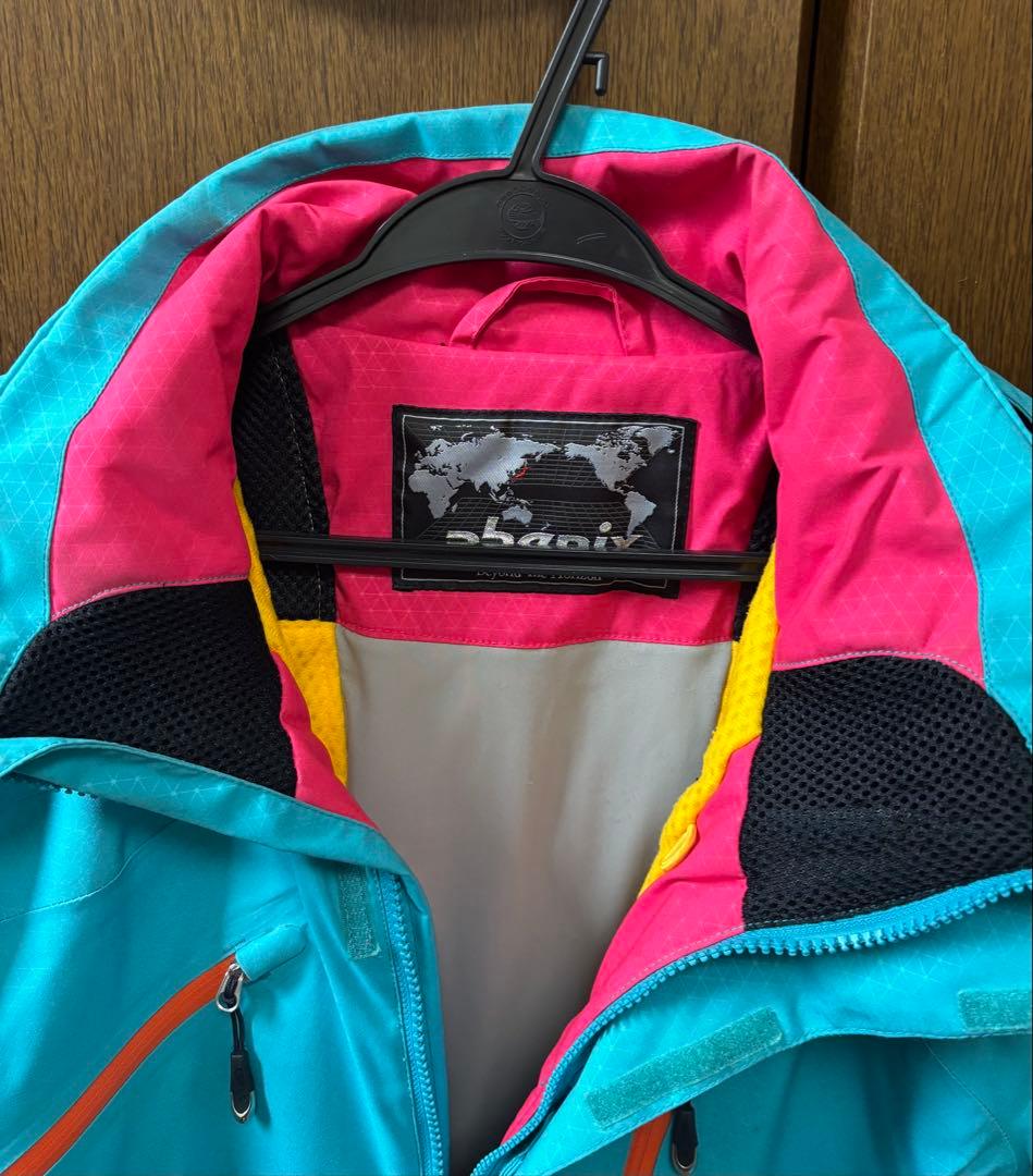 フェニックス　スキーウェア （上）メンズ M ターコイズ