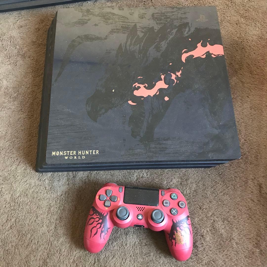 中古限定ps4proリオレウスエディションSSD480