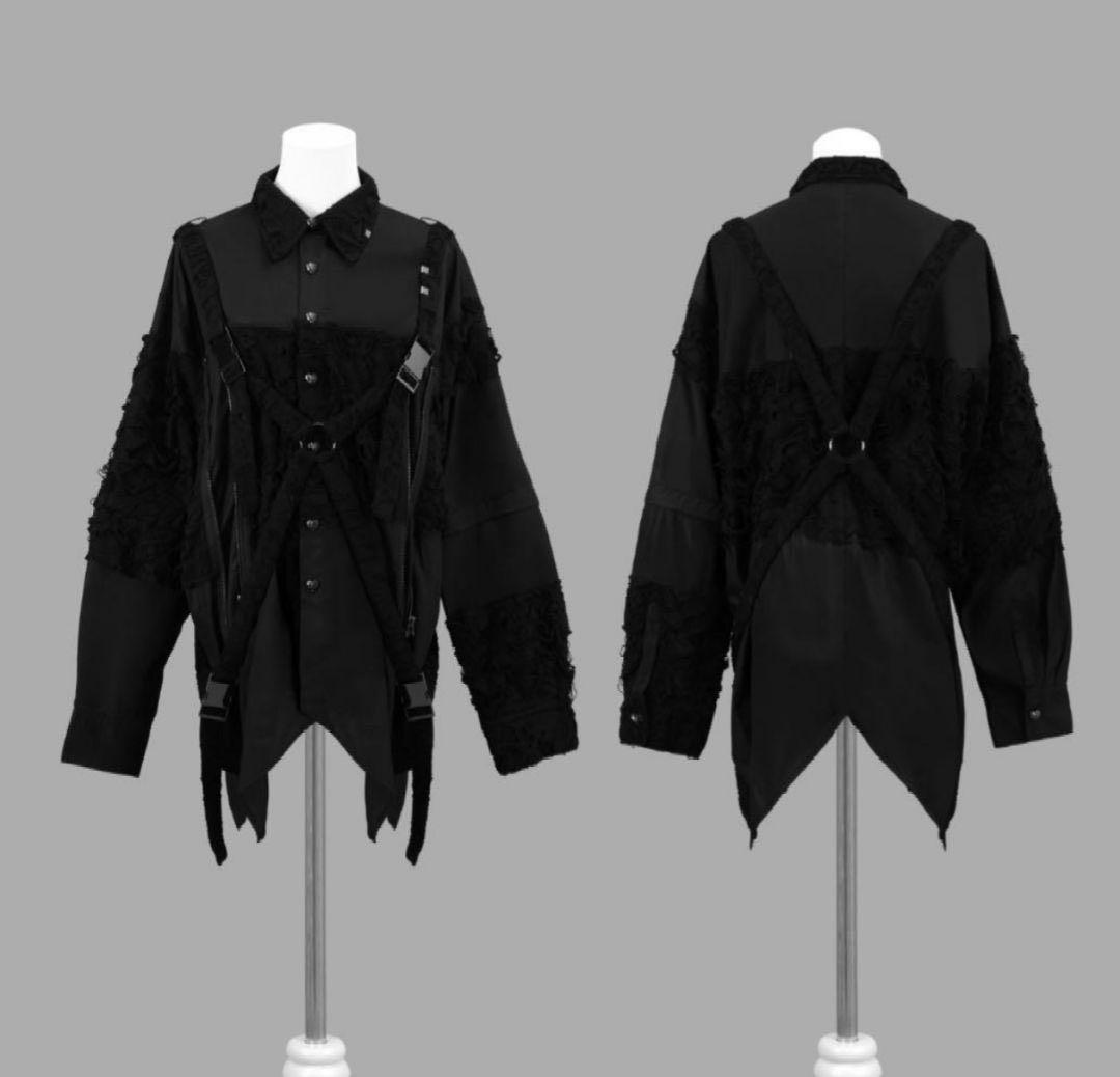 DimMoire【ディムモアール】監禁ハーネスシャツ/Black