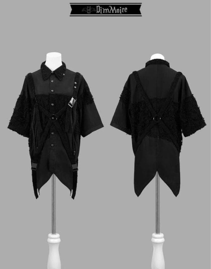 DimMoire【ディムモアール】監禁ハーネスシャツ/Black