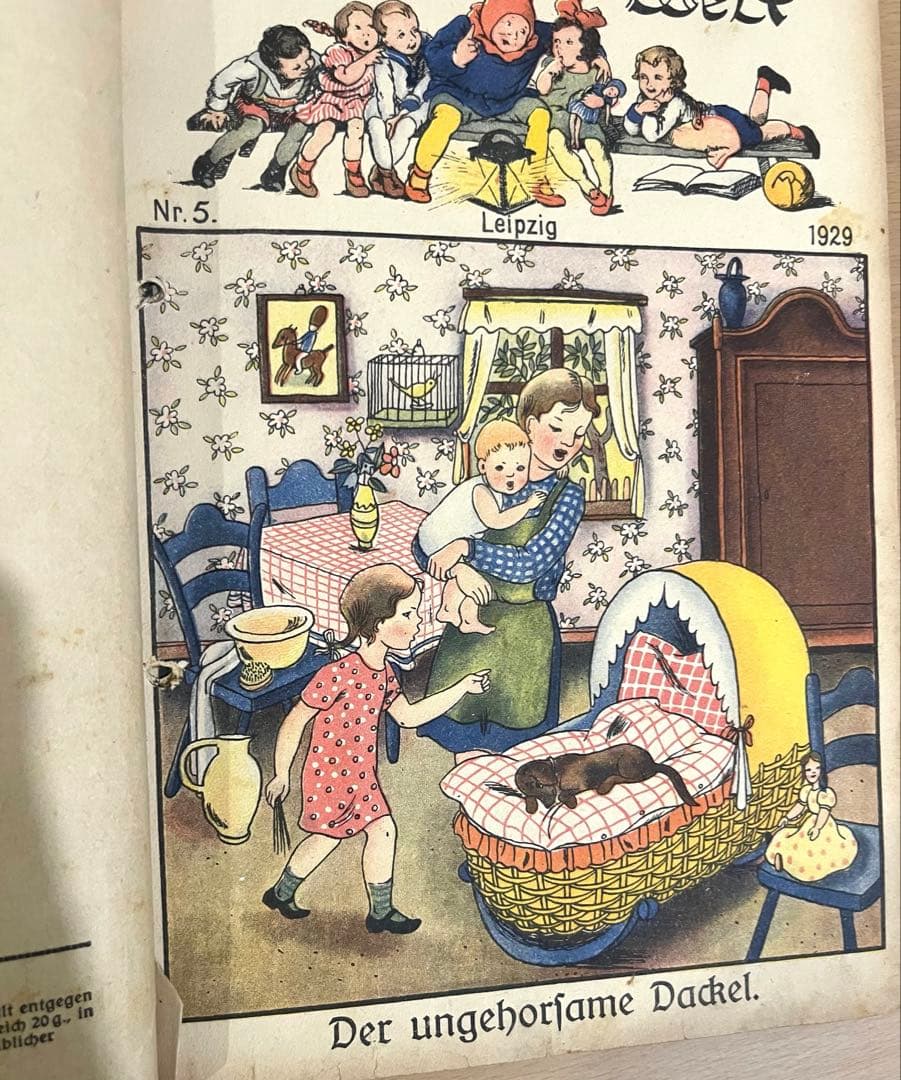 NO334希少 古書 アンティーク 洋書 ドイツ 児童書 絵本 ビンテージ 雑誌