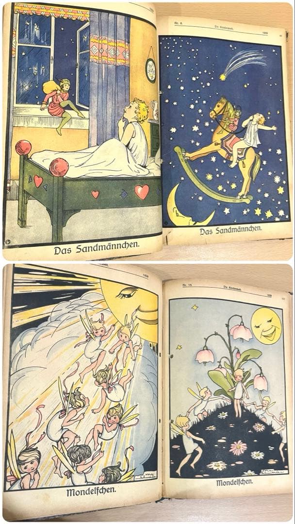 NO334希少 古書 アンティーク 洋書 ドイツ 児童書 絵本 ビンテージ 雑誌